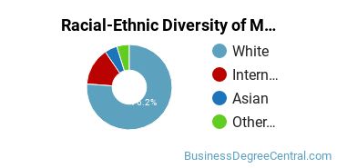 Racial-Ethnic Diversity of Marketing/Marketing Management, General Majors at Saint Joseph's University