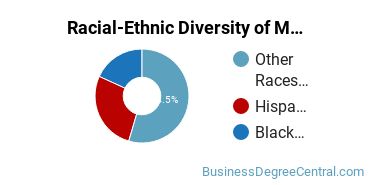 Racial-Ethnic Diversity of Marketing/Marketing Management, General Majors at Saint Peter's University