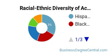Racial-Ethnic Diversity of Accounting Technology/Technician and Bookkeeping Majors at San Diego Mesa College