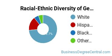 Racial-Ethnic Diversity of General Business/Commerce Majors at Schreiner University