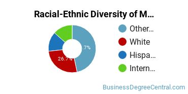 Racial-Ethnic Diversity of Marketing/Marketing Management, General Majors at Southeastern Oklahoma State University