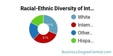 Racial-Ethnic Diversity of International Business/Trade/Commerce Majors at Southern New Hampshire University