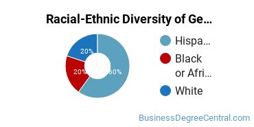 Racial-Ethnic Diversity of General Administrative Assistant and Secretarial Science Majors at St Philip's College