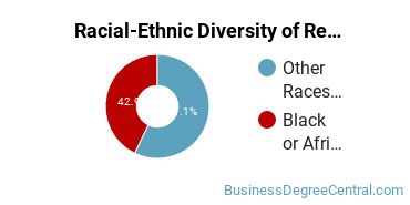 Racial-Ethnic Diversity of Restaurant/Food Services Management Majors at Stratford University