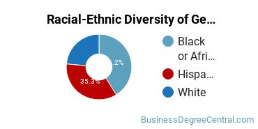 Racial-Ethnic Diversity of General Human Resources Management/Personnel Administration Majors at Strayer University - Florida