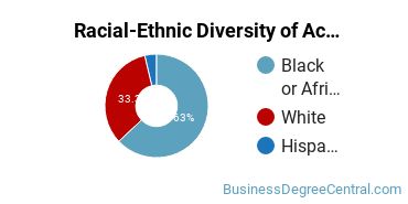 Racial-Ethnic Diversity of Accounting and Business/Management Majors at Strayer University - Georgia