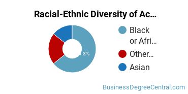 Racial-Ethnic Diversity of Accounting and Finance Majors at Strayer University - North Carolina