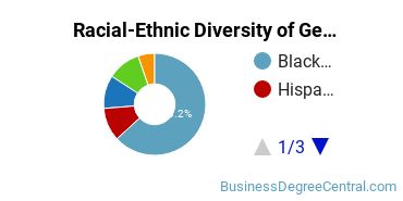 Racial-Ethnic Diversity of General Human Resources Management/Personnel Administration Majors at Strayer University - Texas