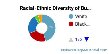 Racial-ethnic diversity of Business Management & Marketing majors at SUNY College of Technology at Canton