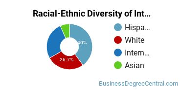 Racial-Ethnic Diversity of International Business/Trade/Commerce Majors at SUNY Westchester Community College