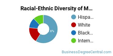 Racial-Ethnic Diversity of Marketing/Marketing Management, General Majors at Texas A&M University - Kingsville