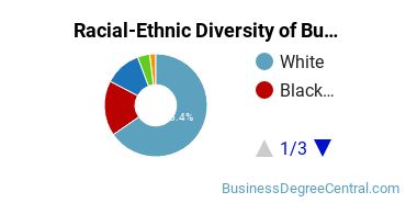 Racial-ethnic diversity of Business Administration & Management majors at Texas A&M University-Texarkana