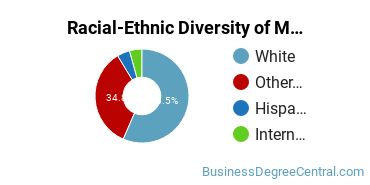 Racial-Ethnic Diversity of Marketing/Marketing Management, General Majors at Thomas Edison State University