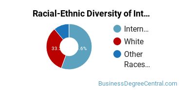 Racial-Ethnic Diversity of International Business/Trade/Commerce Majors at Tiffin University
