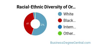 Racial-Ethnic Diversity of Organizational Leadership Majors at Union University