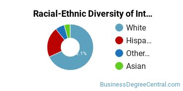 Racial-Ethnic Diversity of International Business/Trade/Commerce Majors at University of Arkansas