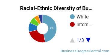 Racial-ethnic diversity of Business Administration & Management majors at University of Illinois Urbana-Champaign