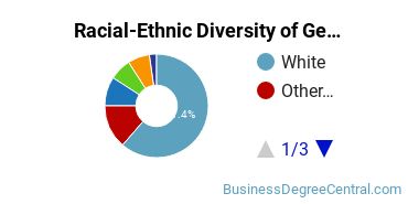 Racial-Ethnic Diversity of General Business Administration and Management Majors at University of Mary Washington
