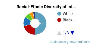 Racial-Ethnic Diversity of International Business/Trade/Commerce Majors at University of Memphis