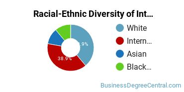 Racial-Ethnic Diversity of International Business/Trade/Commerce Majors at University of Memphis