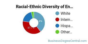 Racial-Ethnic Diversity of Entrepreneurship Majors at University of Miami