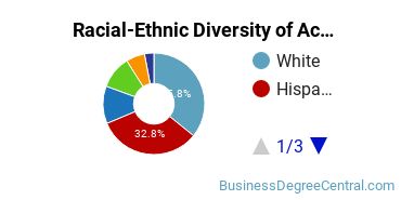 Racial-Ethnic Diversity of Accounting Majors at University of New Mexico - Main Campus