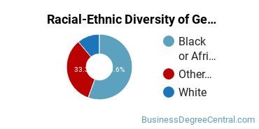 Racial-Ethnic Diversity of General Human Resources Management/Personnel Administration Majors at University of Phoenix - Georgia