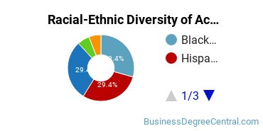 Racial-Ethnic Diversity of Accounting and Business/Management Majors at University of Phoenix - Texas