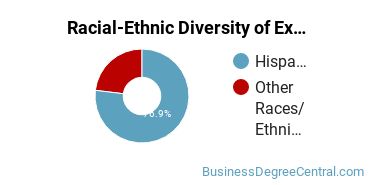 Racial-Ethnic Diversity of Executive Assistant/Executive Secretary Majors at University of Puerto Rico - Utuado