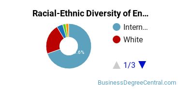 Racial-Ethnic Diversity of Entrepreneurship Majors at University of San Francisco