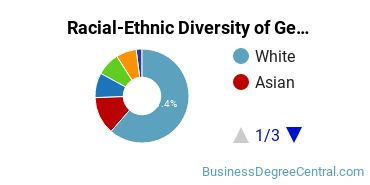 Racial-Ethnic Diversity of General Economics Majors at University of Virginia - Main Campus