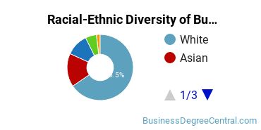 Racial-ethnic diversity of Business Administration & Management majors at University of Washington-Bothell Campus