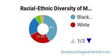 Racial-ethnic diversity of Management Information Systems majors at Walden University