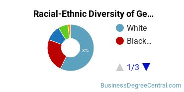 Racial-Ethnic Diversity of General Business/Commerce Majors at Waldorf University