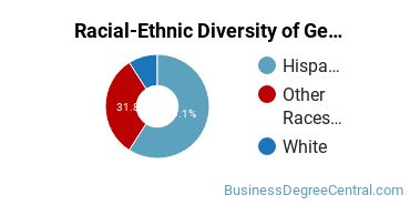 Racial-Ethnic Diversity of General Business/Commerce Majors at Yavapai College