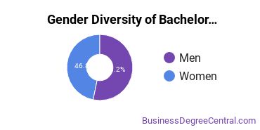 Gender Diversity of Bachelor's Degrees in Business Administration