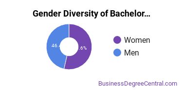 Gender Diversity of Bachelor's Degrees in International Business